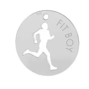 Round charm Fit boy hollow
