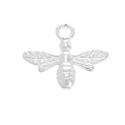 925 Sterling Silver Bee pendant 13 mm  x1