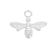 925 Sterling Silver Bee pendant 13 mm  x1