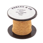 Copper wire 0.315 mm Gold x 70m