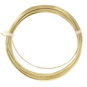 0.8 mm round anti-tarnish brass jewelry wire x6m|raw }}