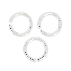 5,5x0,8mm 925 Sterling Silver open Jump rings - Made in Europe x20