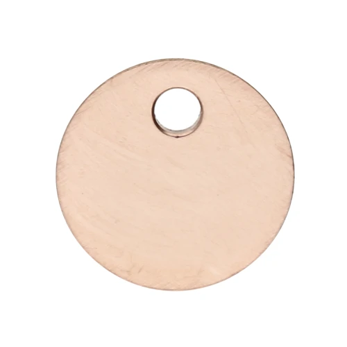 Round Sequin 6 mm Rose Gold Filled x 1