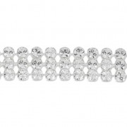 PureCrystal Crystal Mini Mesh 40601 3 rows 5.3mm Crystal x5cm|raw }}