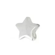 925 Sterling Silver Slider bead star 7 mm x1
