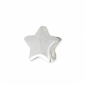 925 Sterling Silver Slider bead star 7 mm x1