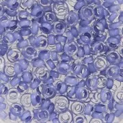 Toho seed beads Demi Round 8/0 TO8RDR0977 - Crystal Neon Purple Lined x5g