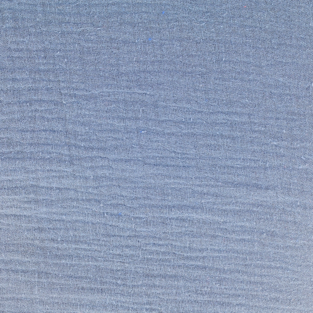 to double crochet 7 together how Co Blue  x10cm Perles Fabric  gauze cotton & Double