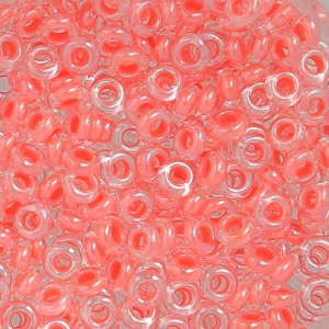 Toho seed beads Demi Round 8/0 TO8RDR0803 - Luminous Neon Salmon x5g