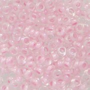 Toho seed beads Demi Round 8/0 TO8RDR0780 - Crystal AB Bubble Gum Lined x5g