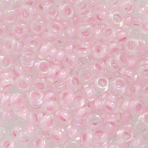 Toho seed beads Demi Round 8/0 TO8RDR0780 - Crystal AB Bubble Gum Lined x5g