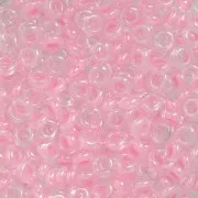 Toho seed beads Demi Round 8/0 TO8RDR0379 - Crystal Cotton Candy Lined x5g