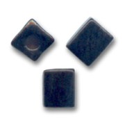 Cubes Miyuki 4mm SB4-401- Black x10g|raw }}
