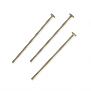 Soft head pin 30 x 0,8 Bronze Tone x10