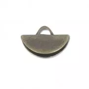 Half-moon pliers tip 9x5.5 mm - Bronze x1