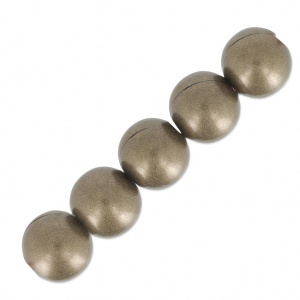 2 mm Round Beads - Made in Europe - Bronze (20-pack)
