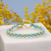 Brass Round beads European manufacture 4 mm fine Gold plated x20