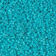 Miyuki Delica 11/0 DB0658 - Dyed Opaque Turquoise Green, 100 g