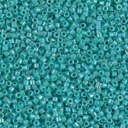 Miyuki Delica 11/0 DB0166 - Opaque Turquoise Green AB, 100 g