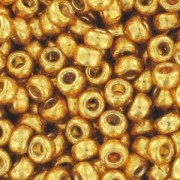 Miyuki Duracoat 11/0 4202 seed beads - Galvanized gold wholesale package 100g|raw }}