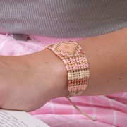 Miyuki Spacer 3 mm SPR3-4202- Duracoat Galvanized Gold x10g