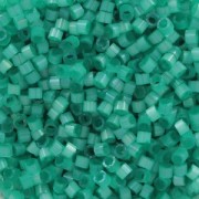 Miyuki Delica 11/0 DB1813 - Dyed Aqua Green Silk Satin|raw }}