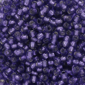Toho seed beads 11/0 TO11R2224 - Silver Lined Purple x8g