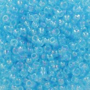 Toho seed beads 11/0 TO11R163 - Transparent Rainbow Aquamarine x8g|raw }}