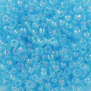 Toho seed beads 11/0 TO11R163 - Transparent Rainbow Aquamarine x8g