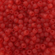 Toho seed beads 11/0 TO11R163 - Transparent Frosted Siam Ruby x8g