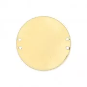4 holes Spacer 20 mm fine Gold plated x1