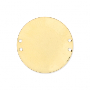 4 holes Spacer 20 mm fine Gold plated x1