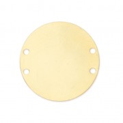 4 holes Spacer 25 mm fine Gold plated x1