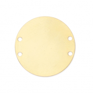 4 holes Spacer 25 mm fine Gold plated x1