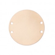 4 holes Spacer 25 mm rose gold tone x1|raw }}
