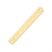 8 holes Spacer 36 x 4.5mm fine Gold plated x1|raw }}