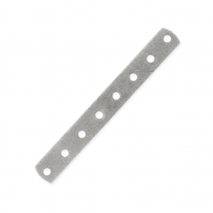 8 holes Spacer 36 x 4.5mm Old silver tone x1