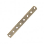 8 holes Spacer 36 x 4.5mm Bronze tone x1|raw }}