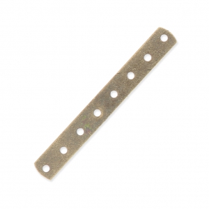 8 holes Spacer 36 x 4.5mm Bronze tone x1