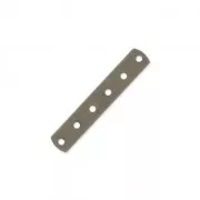 6 holes Spacer 26 x 4.6mm Bronze tone x1