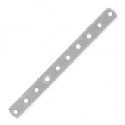 10 holes Spacer 45 x 4.4mm Old Silver tone x1|raw }}