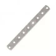 9 holes Spacer 40.5 x 4.6mm old Silver tone x1