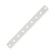 9 holes Spacer 40.5 x 4.6mm fine silver plating x1