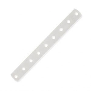 9 holes Spacer 40.5 x 4.6mm fine silver plating x1