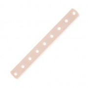 9 holes Spacer 40.5 x 4.6mm rose gold tone x1|raw }}