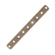 9 holes Spacer 40.5 x 4.6mm Bronze tone x1