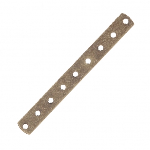 9 holes Spacer 40.5 x 4.6mm Bronze tone x1