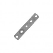 5 holes Spacer 22 x 4.4mm old silver tone x1|raw }}