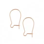 Rose Gold filled 14mm Earrings threads x4