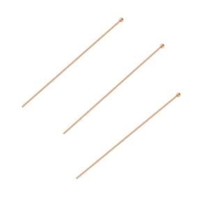 Eye Pin 38x0,5 mm - Rose Gold-filled x10